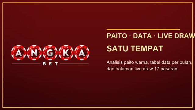 Paito warna, tabel data, dan live draw ANGKABET